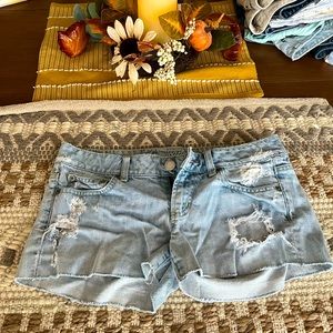 American Eagle Light-wash jean shorts